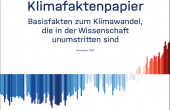 Titelseite „Was wir heute übers Klima wissen“