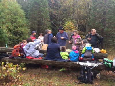 Picknick bei der Herbstwanderung 2019
