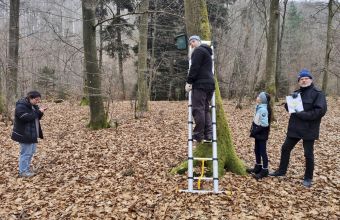 Exkursion zur Reinigung der Nistkästen im Ruheforst