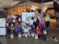 NABU bei IKEA: Basteln von Insektenhotels (Foto: NABU Kaiserslautern)