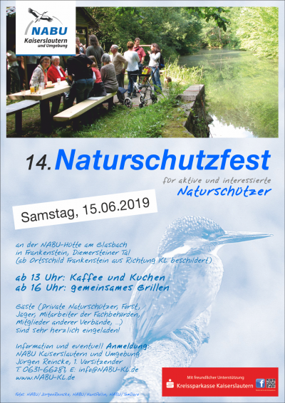 NABU-Naturschutzfest am Glasbach bei Frankenstein (Foto: NABU Kaiserslautern)
