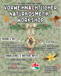 Vorweihnachtlicher Naturkosmetik-Workshop