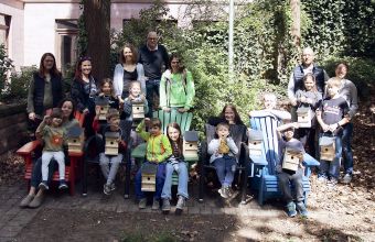 Nistkastenbau in der Volkshochschule Kaiserslautern