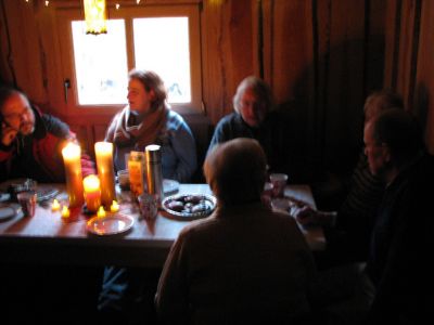 Jahresausklang in der NABU-Hütte 2012