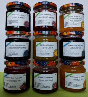 selbstgemachte Marmeladen des NABU Kaiserslautern