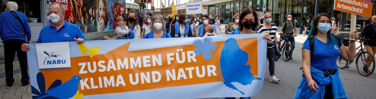 Demo zur Bundestagswahl 2021: NABU - Für Klima und Natur