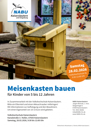 Nistkastenbau 2026
