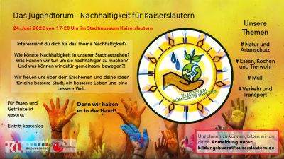 Jugendforum - Nachhaltigkeit für Kaiserslautern