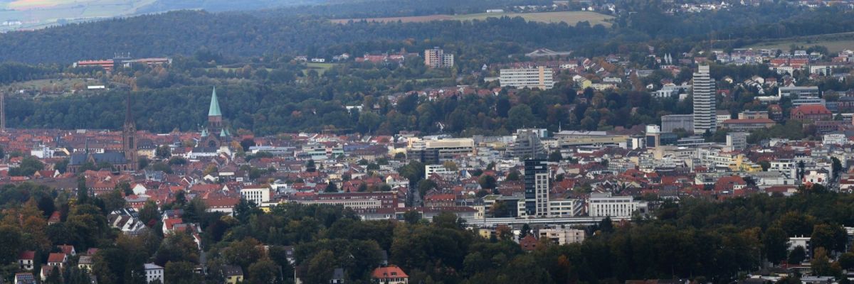 Blick auf Kaiserslautern