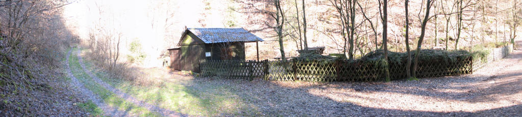 NABU-Hütte mit unseren 4 Teichen am Glasbach